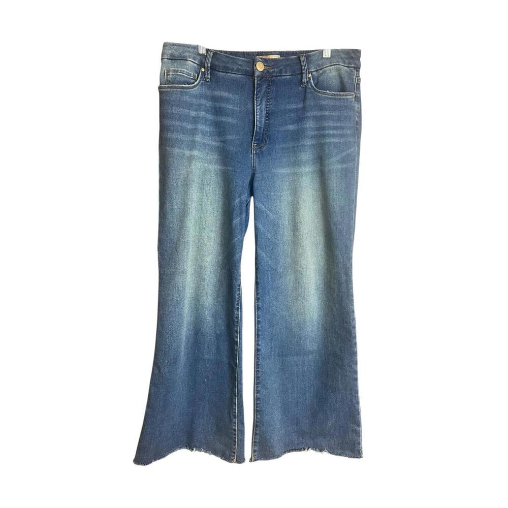 Kut From the Kloth Meg Fab Ab wide leg denim jean 12